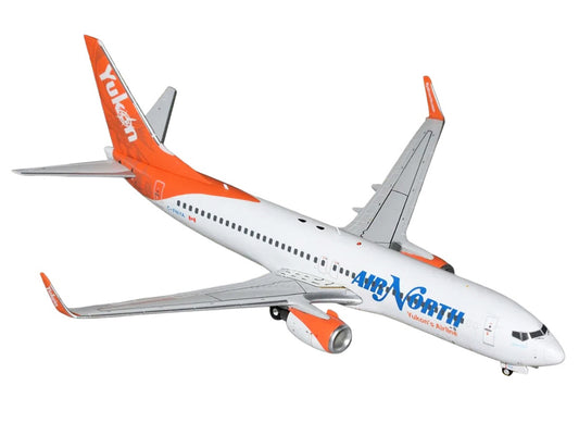 Boeing 737-800 Commercial Aircraft "Air North" (C-FNYA) White with Orange Tail "Gemini 200" 1/200 Diecast Model by GeminiJets by GeminiJets