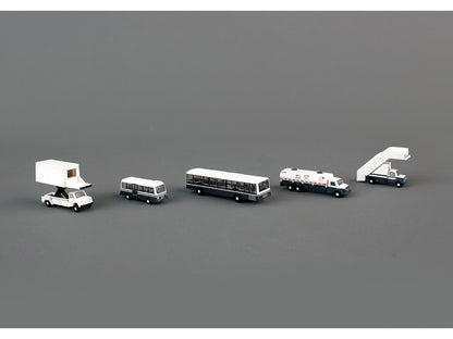 Airport Service Vehicles Set of 5 pieces "Gemini 200" Series Diecast Models by GeminiJets by GeminiJets