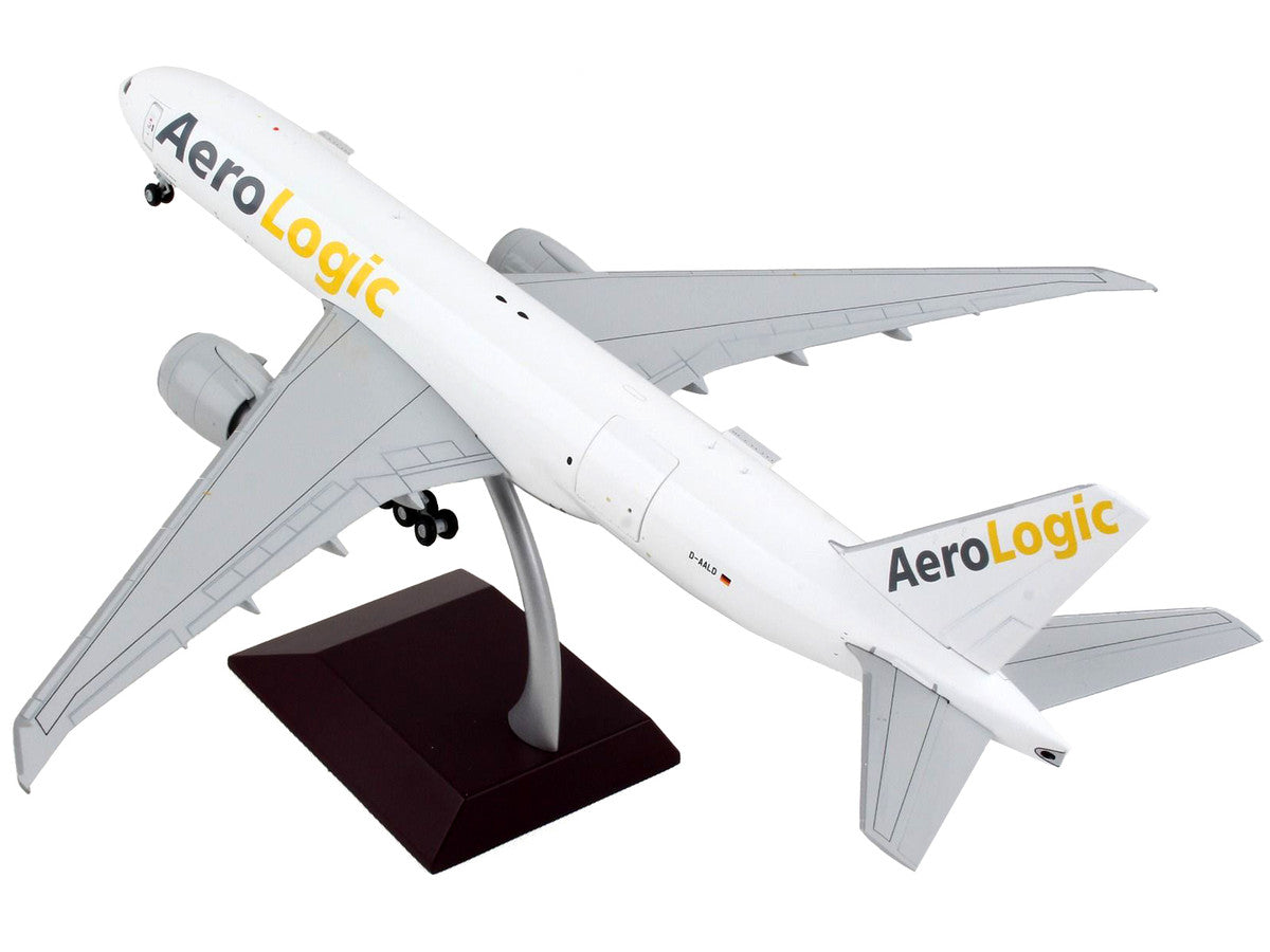 Boeing 777F Commercial Aircraft "AeroLogic" White "Gemini 200 - Interactive" Series 1/200 Diecast Model Airplane by GeminiJets by GeminiJets