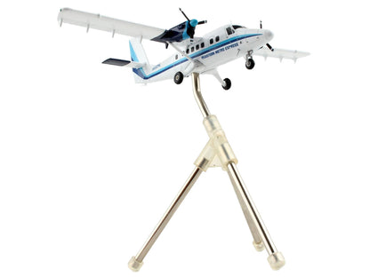 De Havilland DHC-6-200 Commercial Aircraft "Eastern Air Lines - Metro Express" White with Blue Stripes "Gemini 200" Series 1/200 Diecast Model Airplane by GeminiJets by GeminiJets