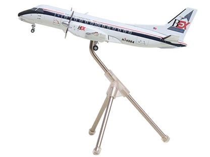 Saab 340A Commercial Aircraft "Delta Connection - Business Express Airlines" (N749BA) White with Dark Blue and Red Stripes "Gemini 200" Series 1/200 Diecast Model by GeminiJets by GeminiJets