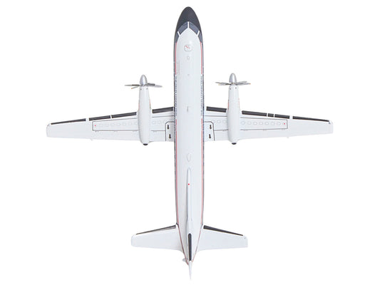Saab 340A Commercial Aircraft "Delta Connection - Business Express Airlines" (N749BA) White with Dark Blue and Red Stripes "Gemini 200" Series 1/200 Diecast Model by GeminiJets by GeminiJets
