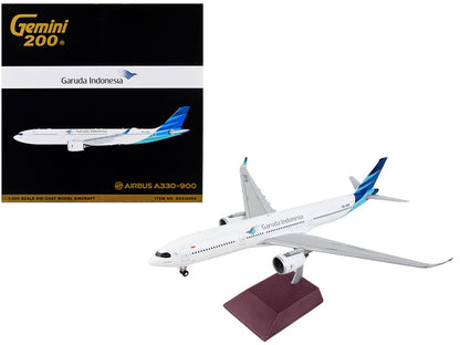 Airbus A330-900 Commercial Aircraft "Garuda Indonesia" White with Blue Tail "Gemini 200" Series 1/200 Diecast Model Airplane by GeminiJets by GeminiJets