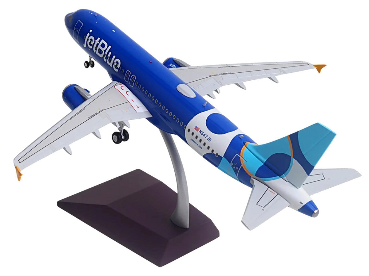 Airbus A320 Commercial Aircraft "JetBlue Airways - Forever Blue" (N547JB) Blue with Graphics "Gemini 200" Series 1/200 Diecast Model Airplane by GeminiJets by GeminiJets