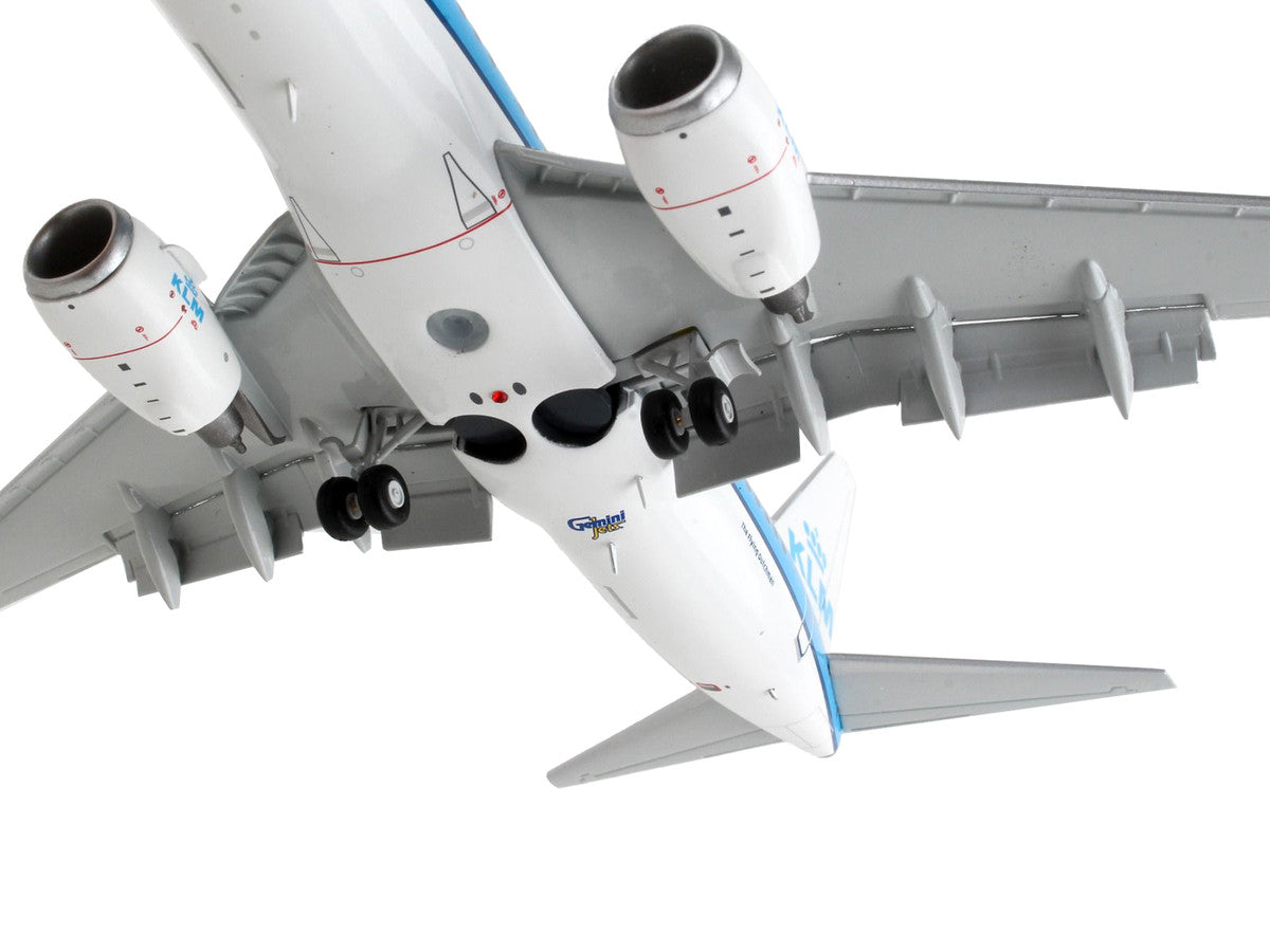 Boeing 737-700 Commercial Aircraft with Flaps Down "KLM Royal Dutch Airlines" Blue with White Tail "Gemini 200" Series 1/200 Diecast Model Airplane by GeminiJets by GeminiJets