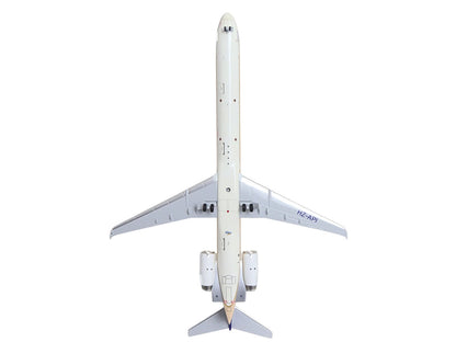 McDonnell Douglas MD-90 Commercial Aircraft "Saudia Airlines" (HZ-API) Beige with Blue Tail "Gemini 200" Series 1/200 Diecast Model by GeminiJets