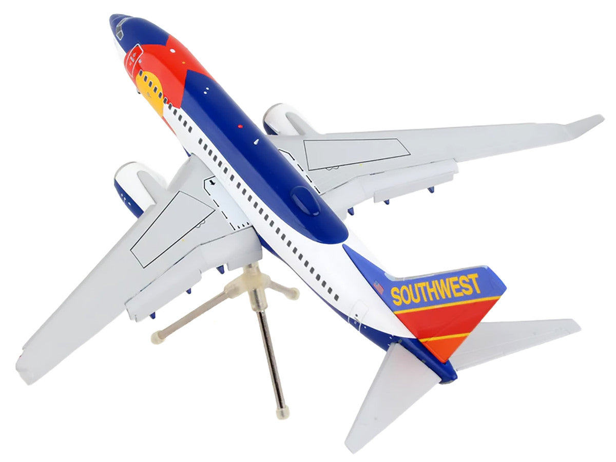 Boeing 737-700 Commercial Aircraft with Flaps Down Configuration "Southwest Airlines - Colorado One" (N230WN) White and Blue "Gemini 200" Series 1/200 Diecast Model Airplane by GeminiJets by GeminiJets