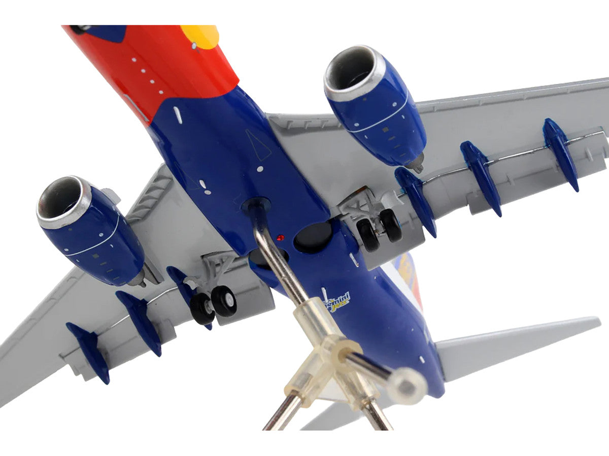 Boeing 737-700 Commercial Aircraft with Flaps Down Configuration "Southwest Airlines - Colorado One" (N230WN) White and Blue "Gemini 200" Series 1/200 Diecast Model Airplane by GeminiJets by GeminiJets
