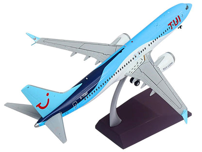Boeing 737 MAX 8 Commercial Aircraft "TUI Airways" (G-TUMY) Blue and White "Gemini 200" Series 1/200 Diecast Model Airplane by GeminiJets by GeminiJets