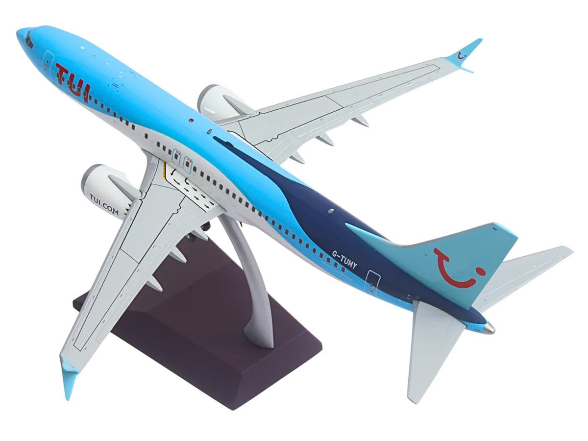 Boeing 737 MAX 8 Commercial Aircraft "TUI Airways" (G-TUMY) Blue and White "Gemini 200" Series 1/200 Diecast Model Airplane by GeminiJets by GeminiJets