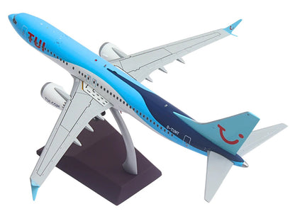Boeing 737 MAX 8 Commercial Aircraft "TUI Airways" (G-TUMY) Blue and White "Gemini 200" Series 1/200 Diecast Model Airplane by GeminiJets by GeminiJets
