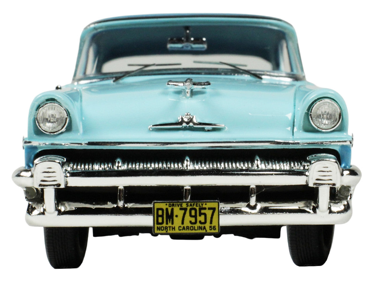 1956 Mercury Montclair Phaeton Lauderdale Blue and Niagara Blue with Blue Interior Limited Edition to 200 pieces Worldwide 1/43 Model Car by Goldvarg Collection by Goldvarg Collection