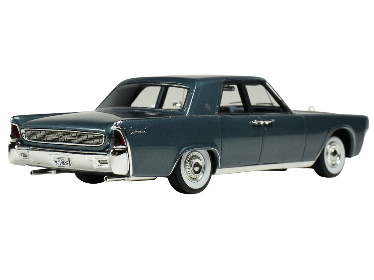 1962 Lincoln Continental Oxford Gray Metallic with Blue Interior Limited Edition to 200 pieces Worldwide 1/43 Model Car by Goldvarg Collection by Goldvarg Collection