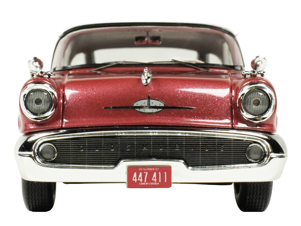 1957 Oldsmobile Starfire Royal Glow Red and Alcan White Limited Edition to 200 pieces Worldwide 1/43 Model Car by Goldvarg Collection by Goldvarg Collection