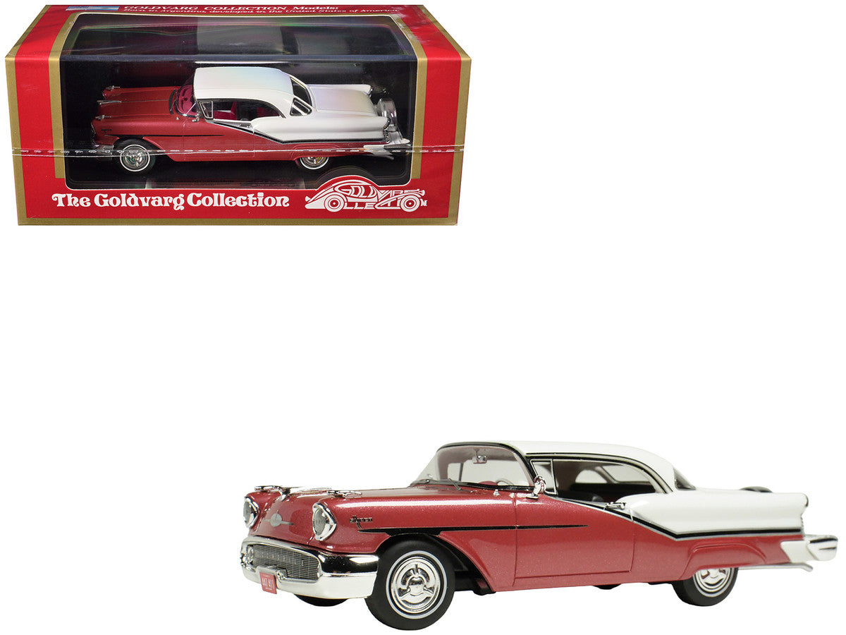 1957 Oldsmobile Starfire Royal Glow Red and Alcan White Limited Edition to 200 pieces Worldwide 1/43 Model Car by Goldvarg Collection by Goldvarg Collection