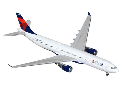 Airbus A330-300 Commercial Aircraft "Delta Air Lines" (N829NW) White with Blue and Red Tail 1/400 Diecast Model Airplane by GeminiJets by GeminiJets