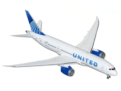 Boeing 787-8 Commercial Aircraft "United Airlines" (N26902) White with Blue Tail 1/400 Diecast Model Airplane by GeminiJets-1