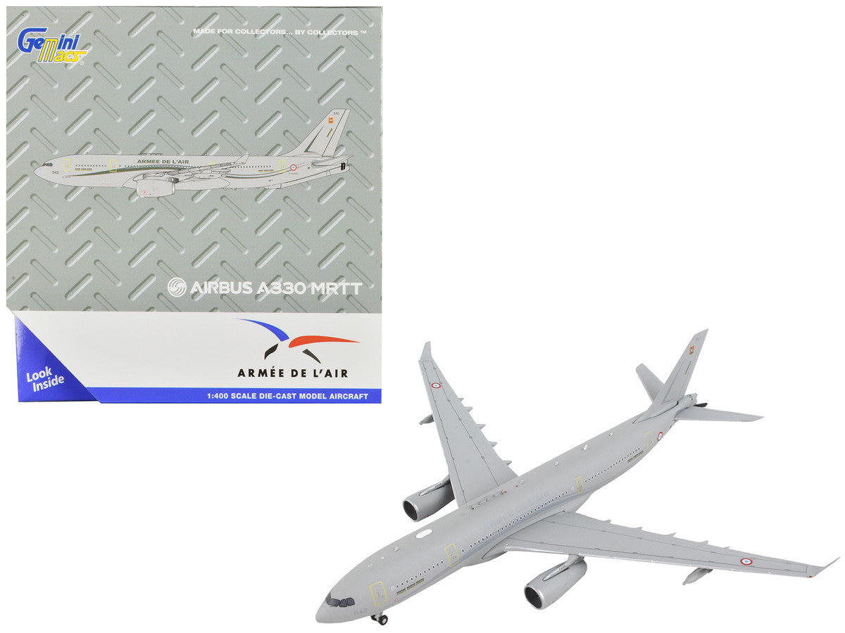 Airbus A330 MRTT Tanker Aircraft "Armee de l'Air - French Air Force" Gray "Gemini Macs" Series 1/400 Diecast Model Airplane by GeminiJets by GeminiJets