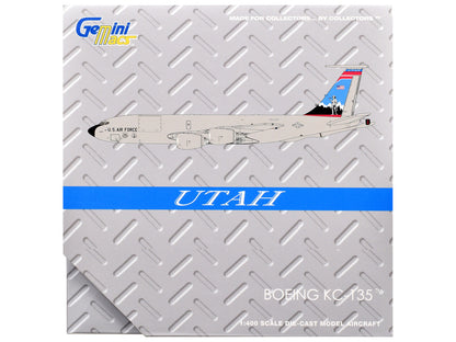 Boeing KC-135R Stratotanker Aircraft "Utah Air National Guard" United States Air Force (61-0275) Gray "Gemini Macs" Series 1/400 Diecast Model Airplane by GeminiJets by GeminiJets