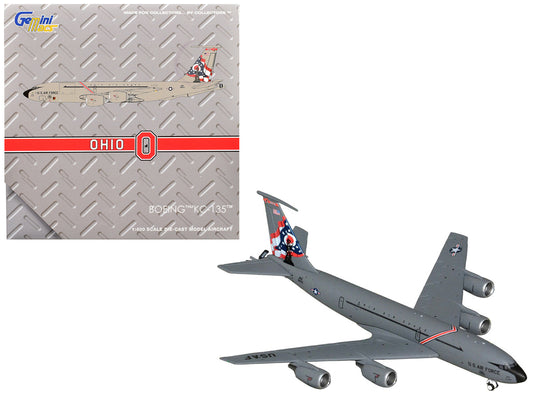Boeing KC-135R Stratotanker Aircraft "Ohio Air National Guard" United States Air Force (63-8013) Gray "Gemini Macs" 1/400 Diecast Model Airplane by GeminiJets by GeminiJets