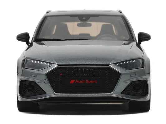 Audi RS 4 Competition Gray Metallic 1/18 Model Car by GT Spirit by GT Spirit