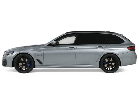 2023 BMW 530E XDrive M Silver Metallic 1/18 Model Car by GT Spirit by GT Spirit