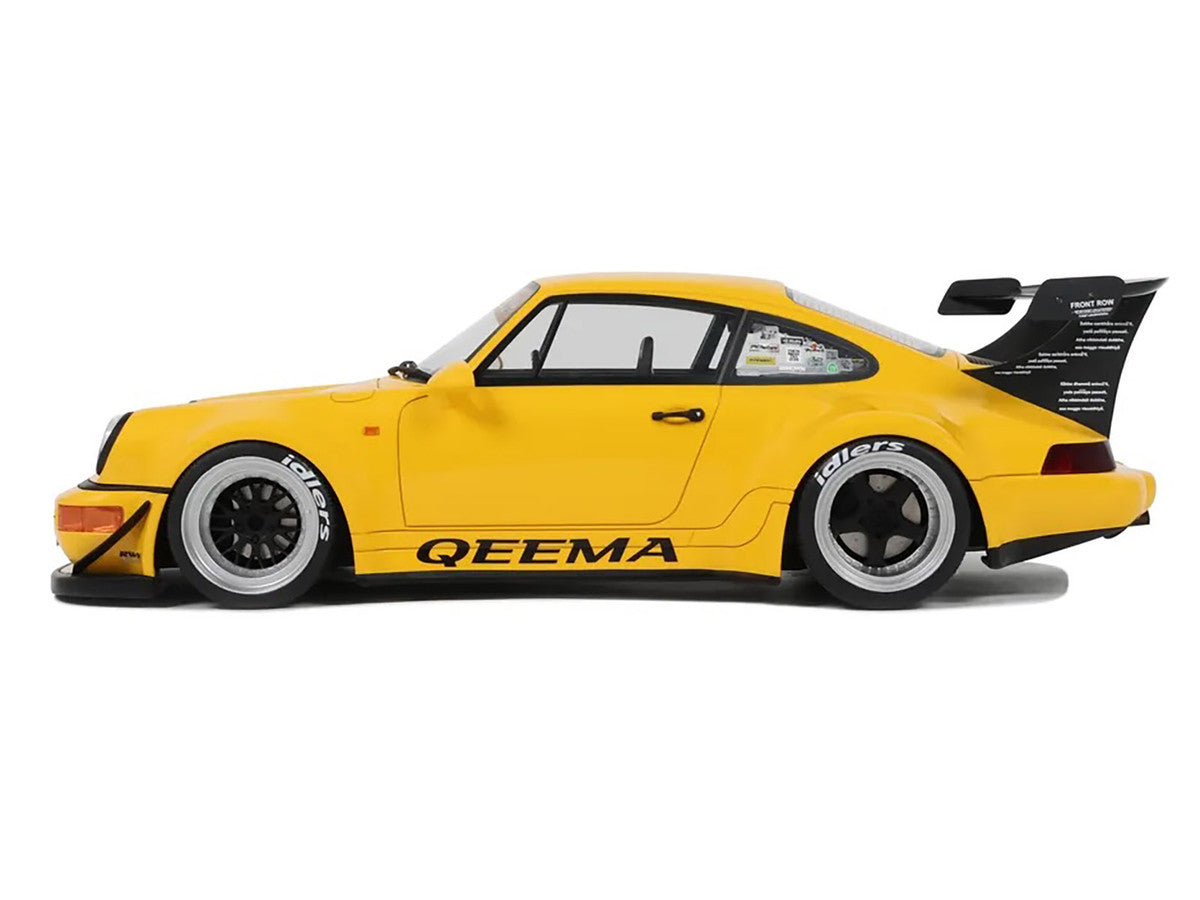 2024 Porsche 911 (964) RWB "Qeema" Yellow 1/18 Model Car by GT Spirit by GT Spirit
