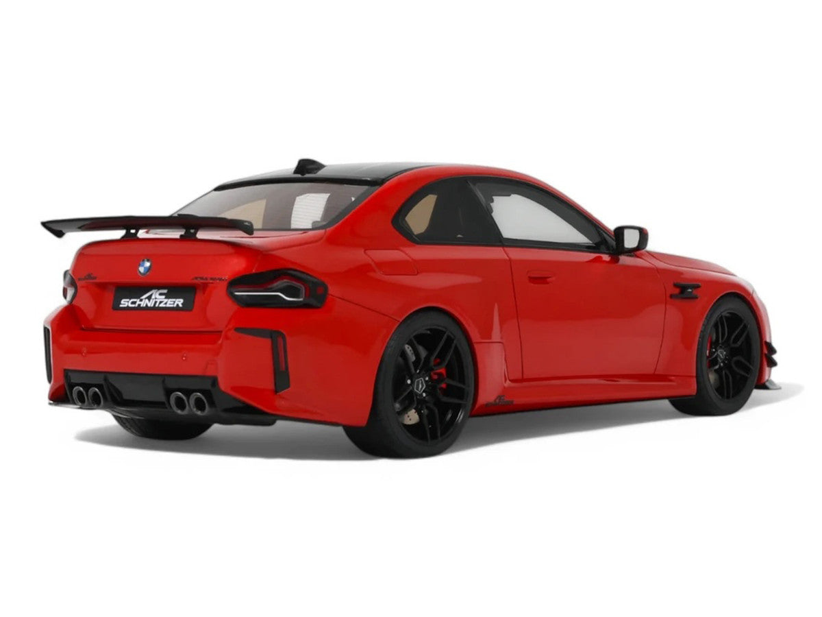 2023 AC Schnitzer ACS2 Sport (BMW M2) Toronto Red with Black Top 1/18 Model Car by GT Spirit by GT Spirit