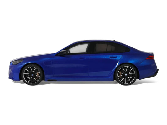 2024 BMW M5 (G90) Marina Bay Blue Metallic with Black Top 1/18 Model Car by GT Spirit by GT Spirit