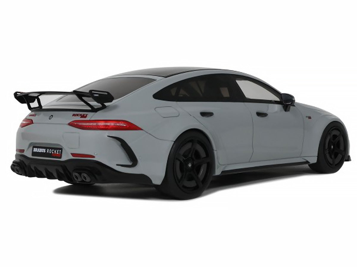 2024 Brabus Rocket 1000 Nardo Gray with Black Top 1/18 Model Car by GT Spirit by GT Spirit