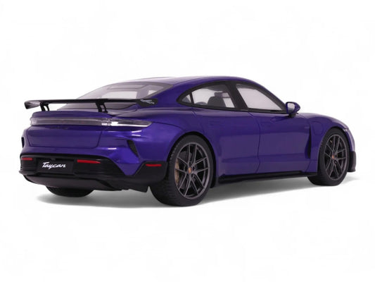 2023 Porsche Taycan Turbo GT Purple Sky Metallic 1/18 Model Car by GT Spirit by GT Spirit