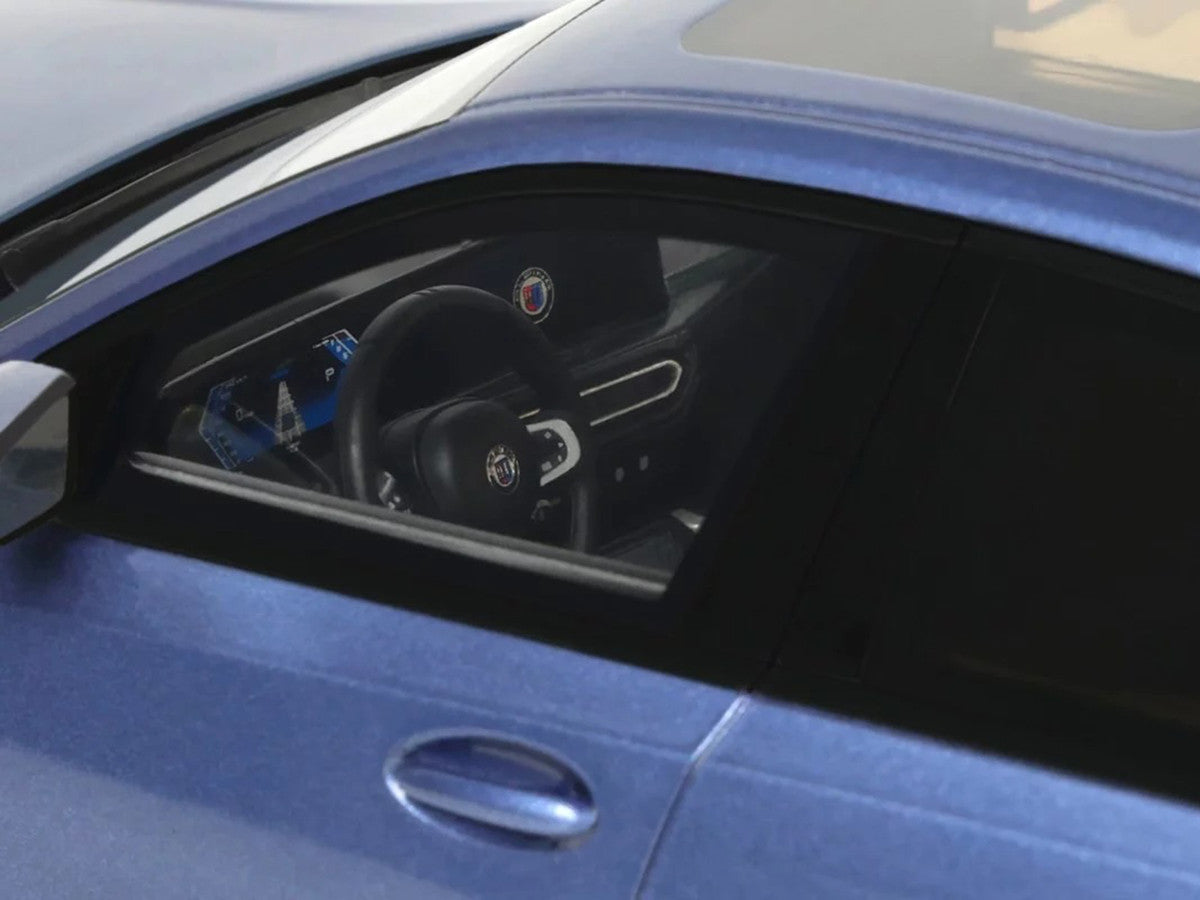 2024 BMW Alpina B3 GT Saloon Blue Metallic 1/18 Model Car by GT Spirit by GT Spirit
