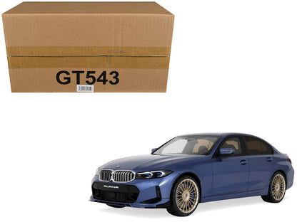 2024 BMW Alpina B3 GT Saloon Blue Metallic 1/18 Model Car by GT Spirit by GT Spirit