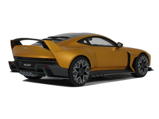 2024 Aston Martin Valiant Auric Gold Metallic with Black Top 1/18 Model Car by GT Spirit by GT Spirit