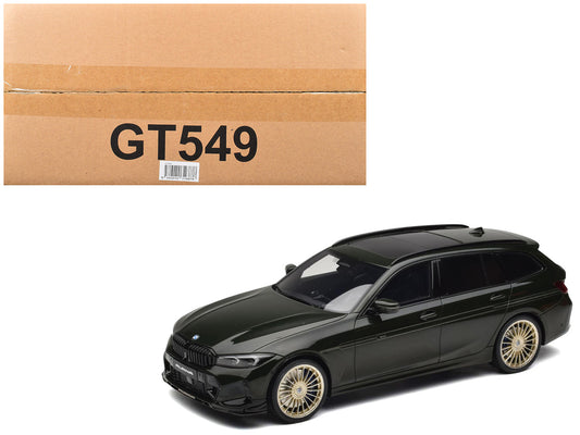 2025 BMW Alpina B3 GT Touring Green Metallic 1/18 Model Car by GT Spirit by GT Spirit