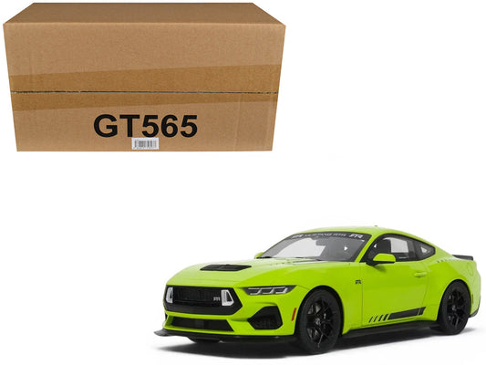 2025 Ford Mustang RTR Spec-3 Lime Green 1/18 Model Car by GT Spirit by GT Spirit