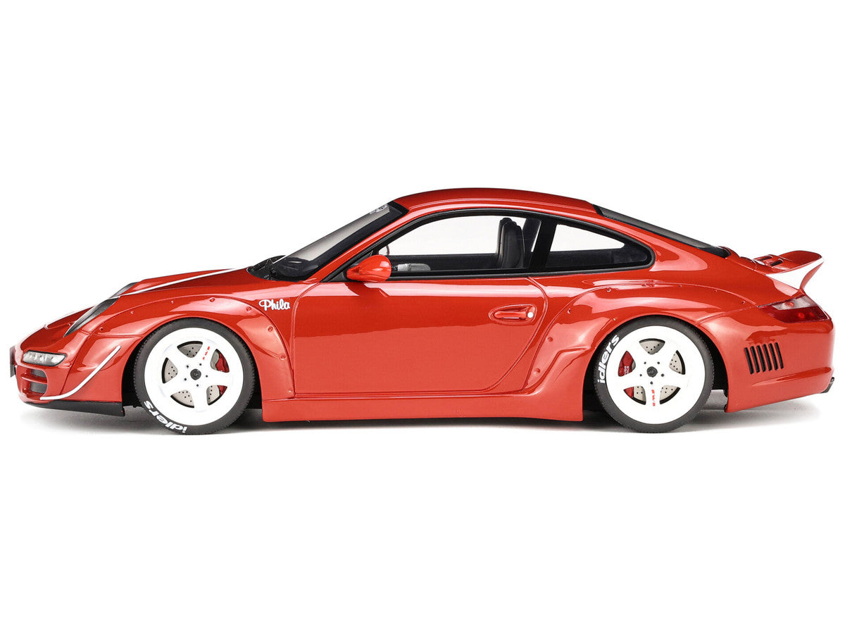 2021 Porsche 911 RWB "AKA Phila" Red 1/18 Model Car by GT Spirit by GT Spirit
