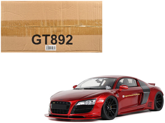2022 Audi R8 "LB Works" Red Metallic 1/18 Model Car by GT Spirit by GT Spirit