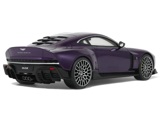 2023 Aston Martin Valour Purple Metallic 1/18 Model Car by GT Spirit by GT Spirit
