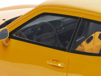 1993 Porsche 968 Turbo S Yellow 1/18 Model Car by GT Spirit by GT Spirit