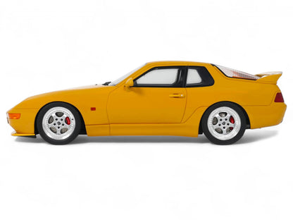 1993 Porsche 968 Turbo S Yellow 1/18 Model Car by GT Spirit by GT Spirit