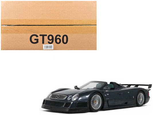 1999 Mercedes-Benz AMG CLK-GTR Roadster Gray Metallic 1/18 Model Car by GT Spirit by GT Spirit