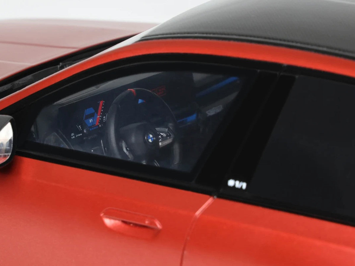 2025 BMW M5 (G90) Pebble Beach Edition Fire Orange Metallic with Black Top 1/18 Model Car by GT Spirit by GT Spirit