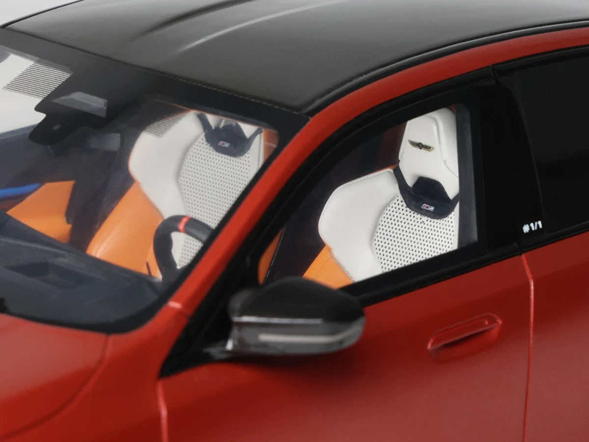 2025 BMW M5 (G90) Pebble Beach Edition Fire Orange Metallic with Black Top 1/18 Model Car by GT Spirit by GT Spirit