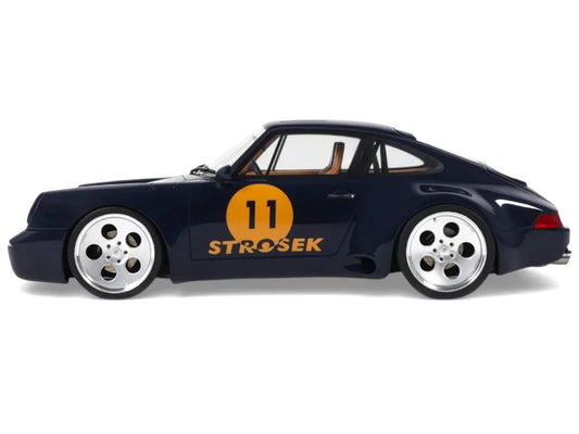 2024 Porsche 911 Strosek Mega 30 #11 Blue 1/18 Model Car by GT Spirit by GT Spirit