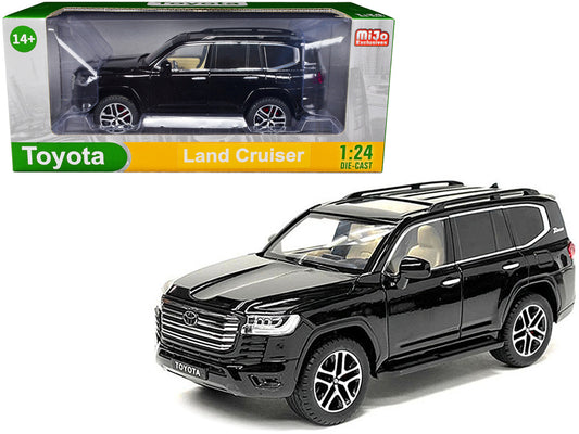 Toyota Land Cruiser Black Metallic 1/24 Diecast Model Car by Other