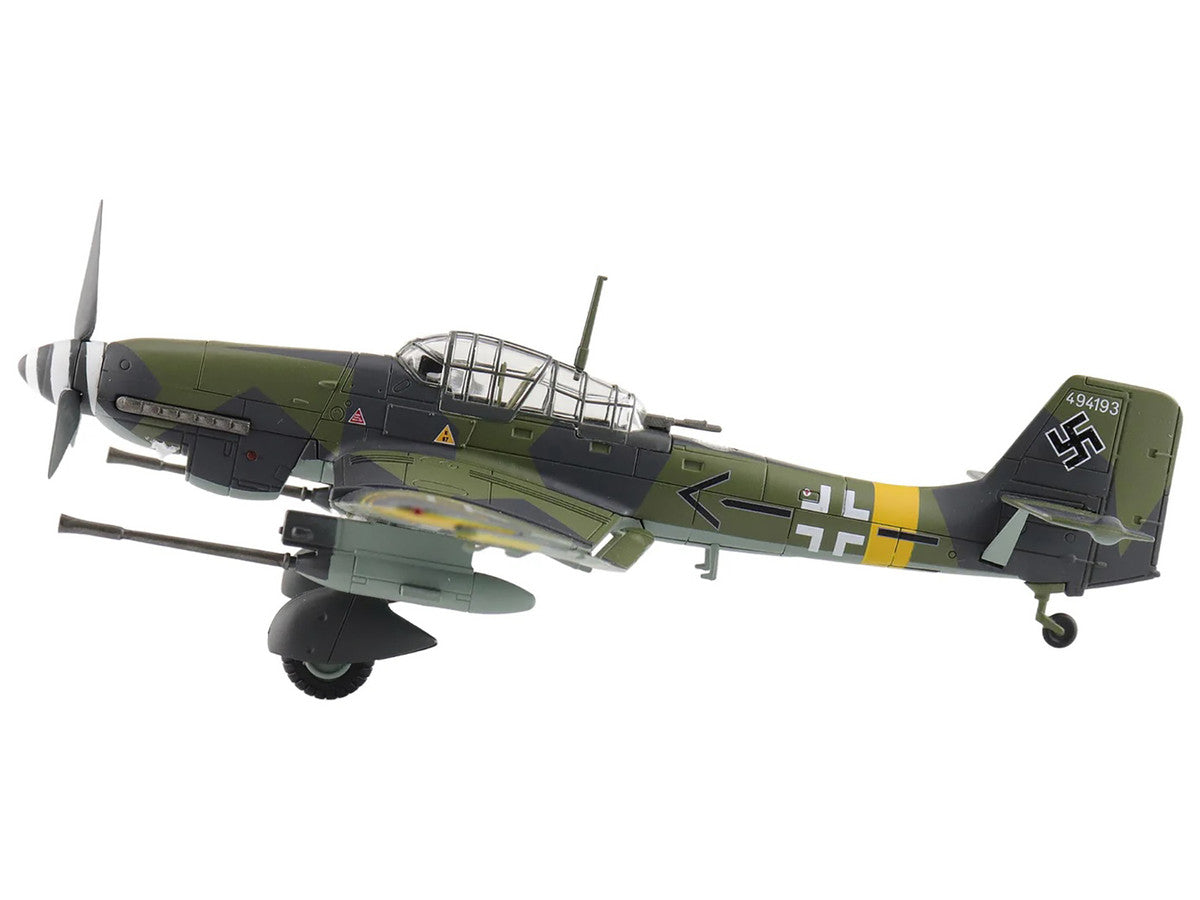 Junkers Ju 87G-2 Stuka Aircraft "WNr. 494193 Tank Buster Stab. SG 2 Slovakia" (1944) German Luftwaffe "Air Power Series" 1/72 Diecast Model by Hobby Master by Hobby Master