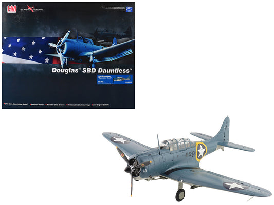 Douglas SBD-3 Dauntless Aircraft "06624 41-S-13 Operation Torch VS-41 USS Ranger" (1942) United States Navy "Premium Collection" 1/32 Diecast Model by Hobby Master by Hobby Master