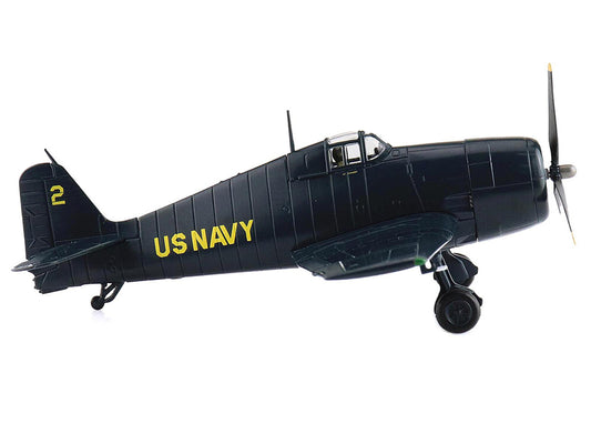 Grumman F6F-5 Hellcat Fighter Aircraft "Blue Angels #2" (1946) United States Navy "Air Power Series" 1/72 Diecast Model by Hobby Master by Hobby Master