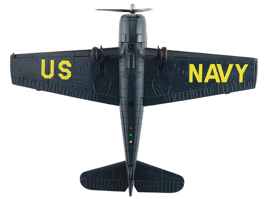 Grumman F6F-5 Hellcat Fighter Aircraft "Blue Angels #1-4 Decals" (1946) United States Navy "Air Power Series" 1/72 Diecast Model by Hobby Master by Hobby Master